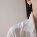 Pendientes colgantes de mujer A1820 2