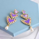 Pendientes colgantes de mujer A2819 4