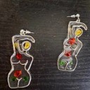 Pendientes colgantes de mujer C1212 4