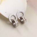 Pendientes colgantes de mujer círculos unidos H723 4