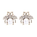 Pendientes colgantes de mujer con abeja 4