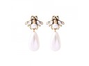 Pendientes colgantes de mujer con abeja 6
