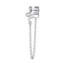 Pendientes colgantes de mujer con cadena 2