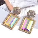 Pendientes colgantes de mujer con circonitas A2599 5