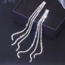Pendientes colgantes de mujer con circonitas G1024 5