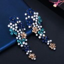 Pendientes colgantes de mujer con circonitas G1081 3