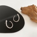 Pendientes colgantes de mujer con circonitas G1091 2