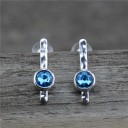 Pendientes colgantes de mujer con circonitas G1210 5