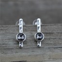Pendientes colgantes de mujer con circonitas G1210 8