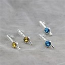 Pendientes colgantes de mujer con circonitas G1210 1