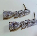Pendientes colgantes de mujer con circonitas G123 2