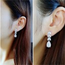 Pendientes colgantes de mujer con circonitas G123 4