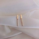 Pendientes colgantes de mujer con circonitas G1256 3