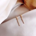 Pendientes colgantes de mujer con circonitas G1256 5
