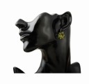 Pendientes colgantes de mujer con circonitas G1259 1