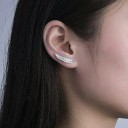 Pendientes colgantes de mujer con circonitas G1363 2