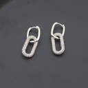 Pendientes colgantes de mujer con circonitas G141 3