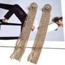 Pendientes colgantes de mujer con circonitas G1447 8