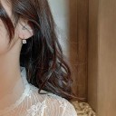 Pendientes colgantes de mujer con circonitas G145 2
