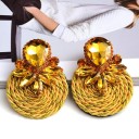 Pendientes colgantes de mujer con circonitas G201 13