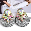 Pendientes colgantes de mujer con circonitas G201 11