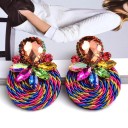Pendientes colgantes de mujer con circonitas G201 12