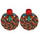Pendientes colgantes de mujer con circonitas G202 27