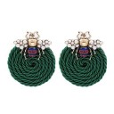 Pendientes colgantes de mujer con circonitas G202 49