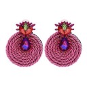 Pendientes colgantes de mujer con circonitas G202 51
