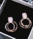 Pendientes colgantes de mujer con circonitas G221 6