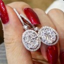 Pendientes colgantes de mujer con circonitas G246 4