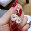 Pendientes colgantes de mujer con circonitas G246 2