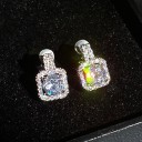 Pendientes colgantes de mujer con circonitas G353 1