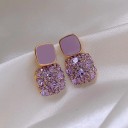 Pendientes colgantes de mujer con circonitas G409 7