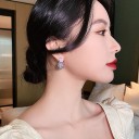 Pendientes colgantes de mujer con circonitas G409 2