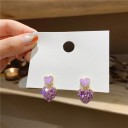 Pendientes colgantes de mujer con circonitas G409 3