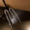 Pendientes colgantes de mujer con circonitas G437 4
