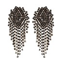 Pendientes colgantes de mujer con circonitas G449 6