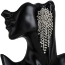 Pendientes colgantes de mujer con circonitas G449 3
