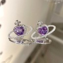 Pendientes colgantes de mujer con circonitas G452 1