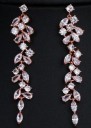 Pendientes colgantes de mujer con circonitas G501 3