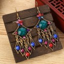 Pendientes colgantes de mujer con circonitas G555 6