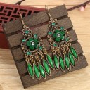 Pendientes colgantes de mujer con circonitas G555 8