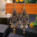 Pendientes colgantes de mujer con circonitas G555 9