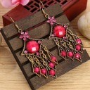 Pendientes colgantes de mujer con circonitas G555 10