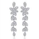 Pendientes colgantes de mujer con circonitas G617 5