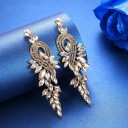 Pendientes colgantes de mujer con circonitas G617 4