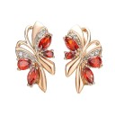 Pendientes colgantes de mujer con circonitas G682 4