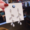 Pendientes colgantes de mujer con circonitas G866 5