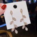 Pendientes colgantes de mujer con circonitas G866 1